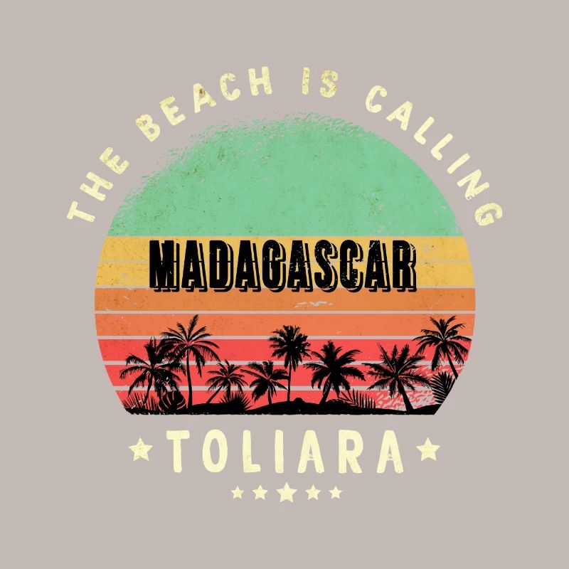Design de plage de Toliara à Madagascar