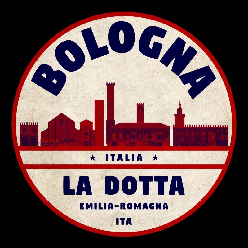 Insigne de la Skyline La Dotta de Bologne
