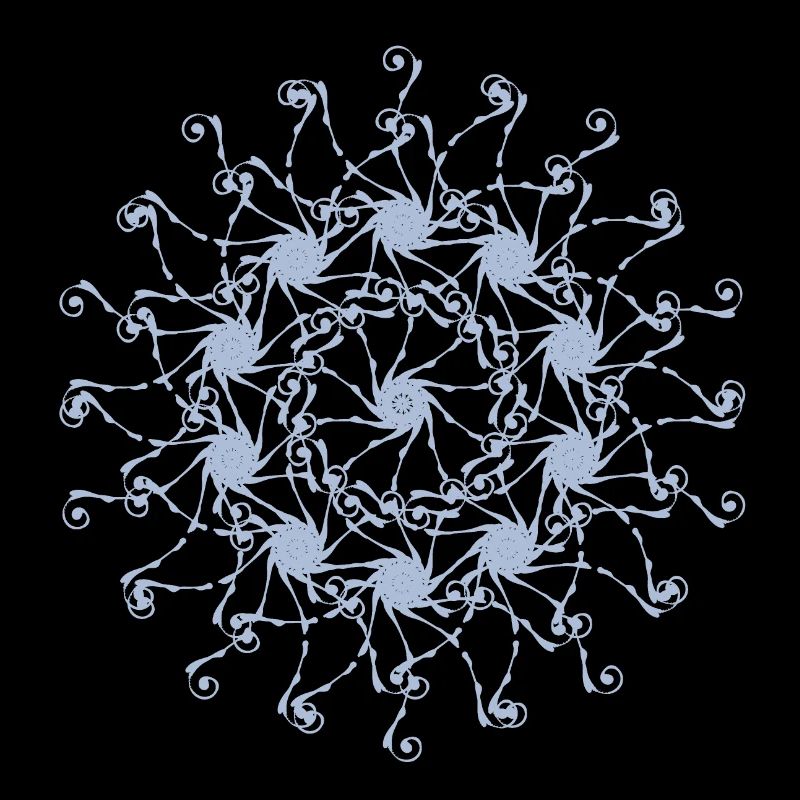 Mandala | Random patterns rotated