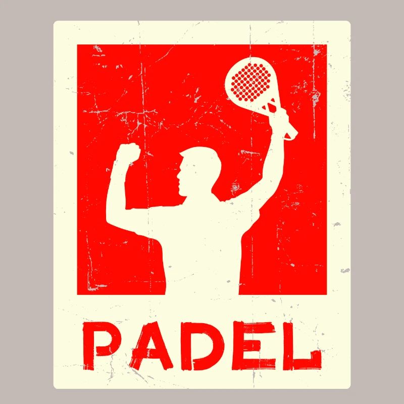 Freizeit Training Spieler Spruch Schläger Padel