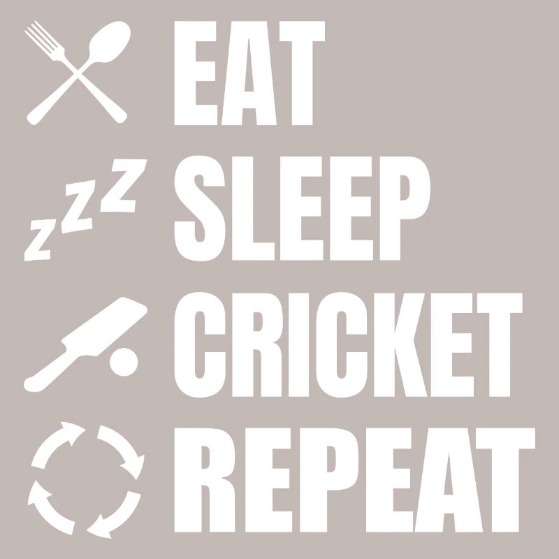 Routine quotidienne des joueurs de cricket