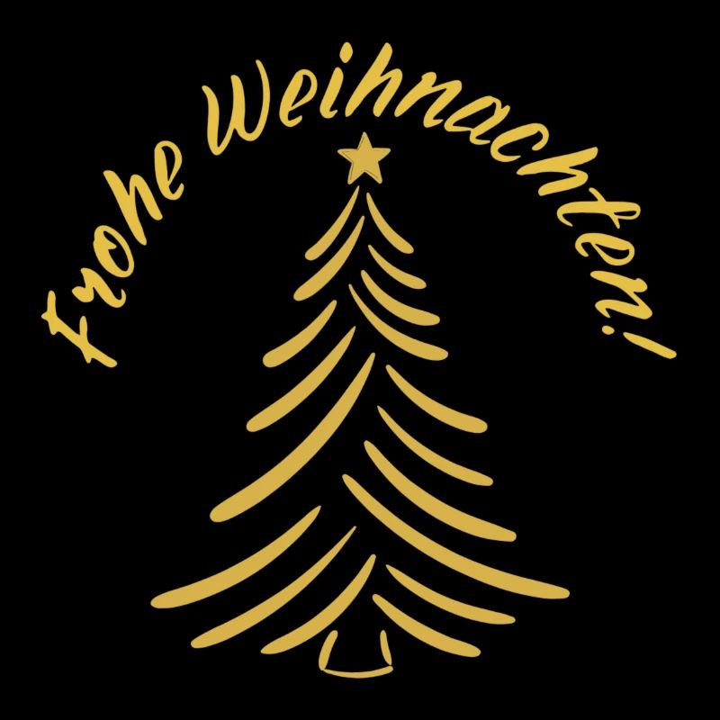 Joyeux Noël sapin de Noël doré
