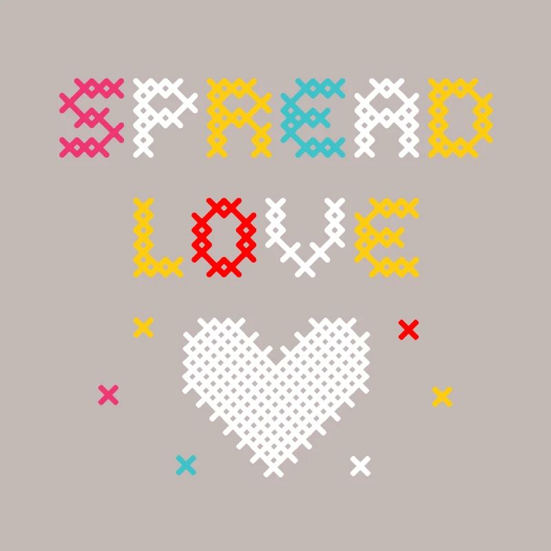 Love Pixel Heart Design créatif