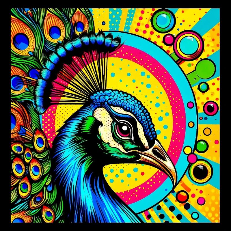Peacock Pop Art