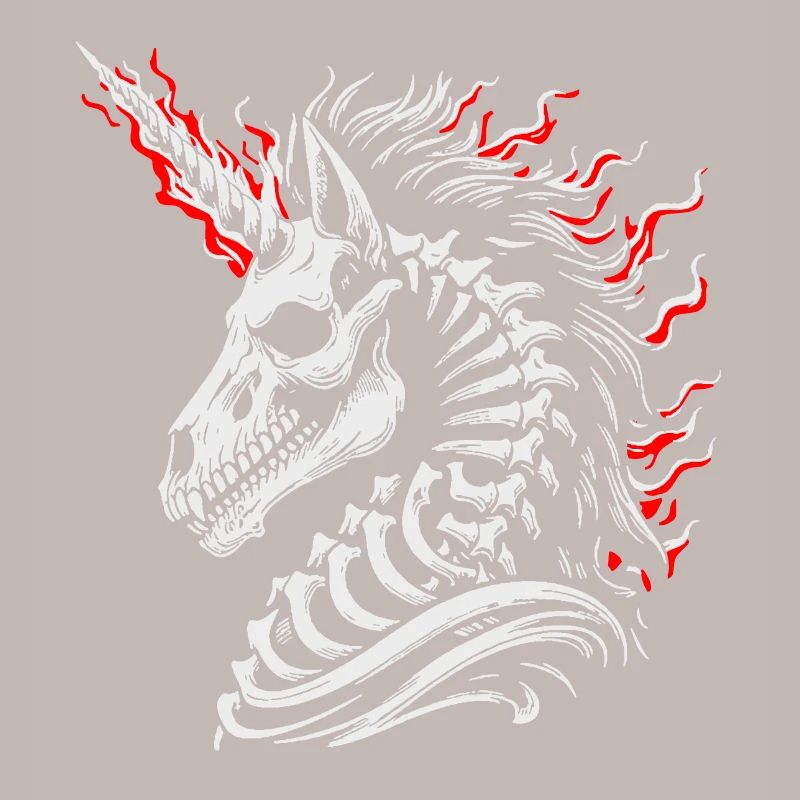 Flaming Skeleton Steed
