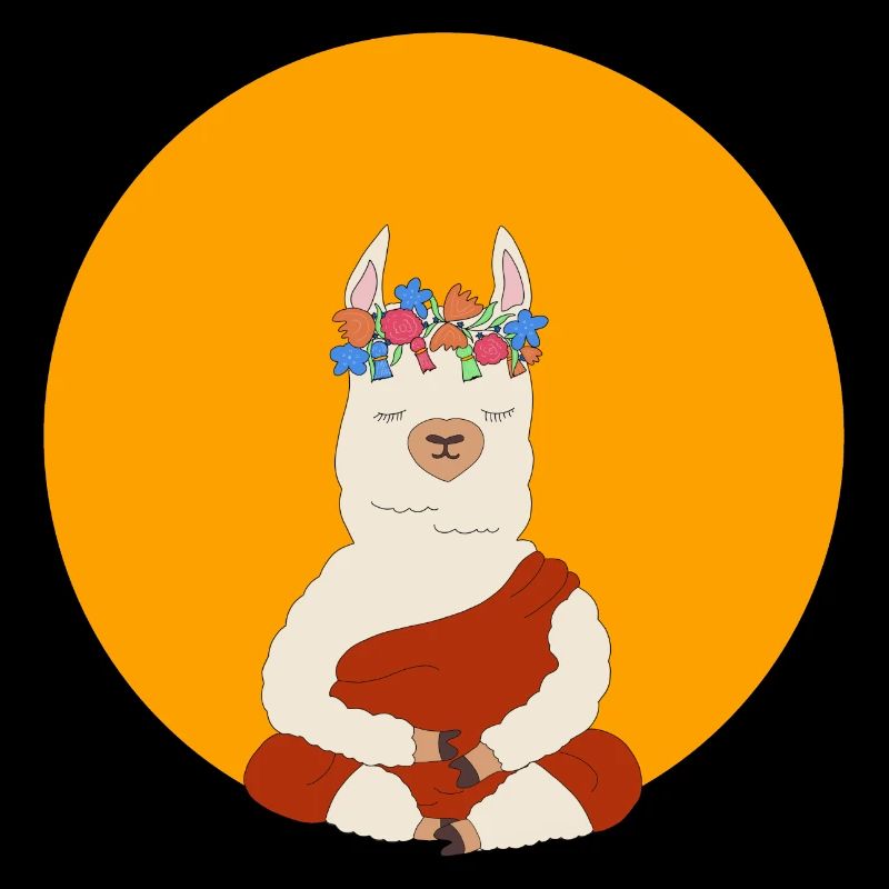 Meditating Lama