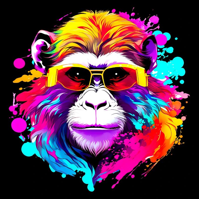 Fancy Macaque #1