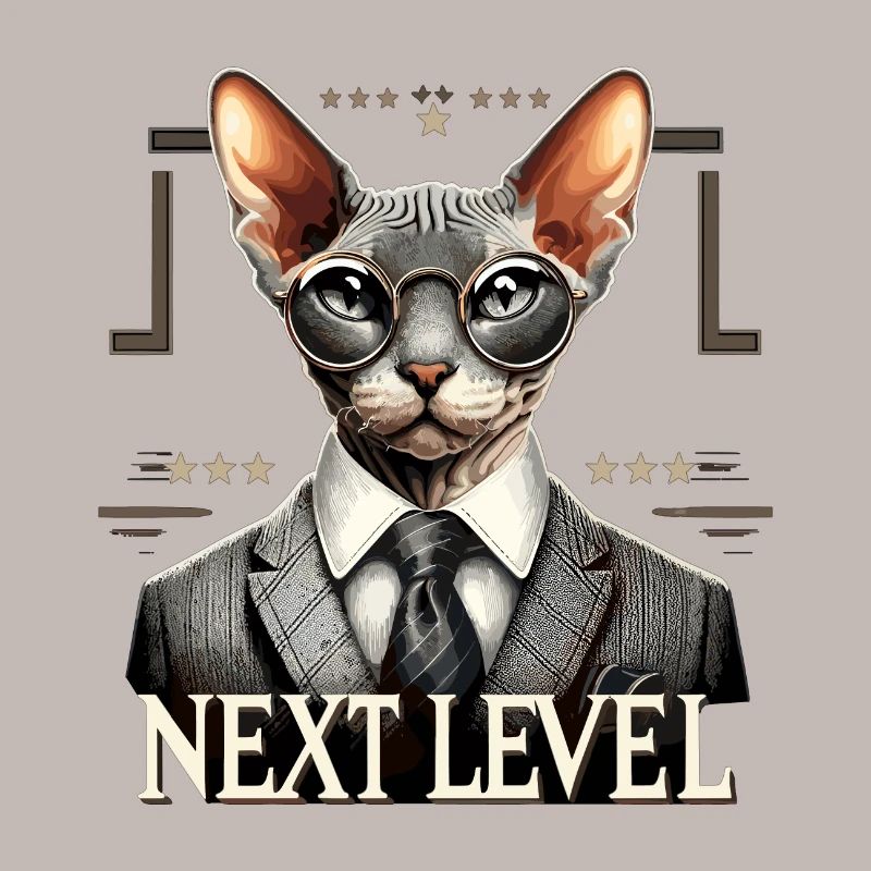 Cornish Rex Anzug Next Level Katze Geschenk