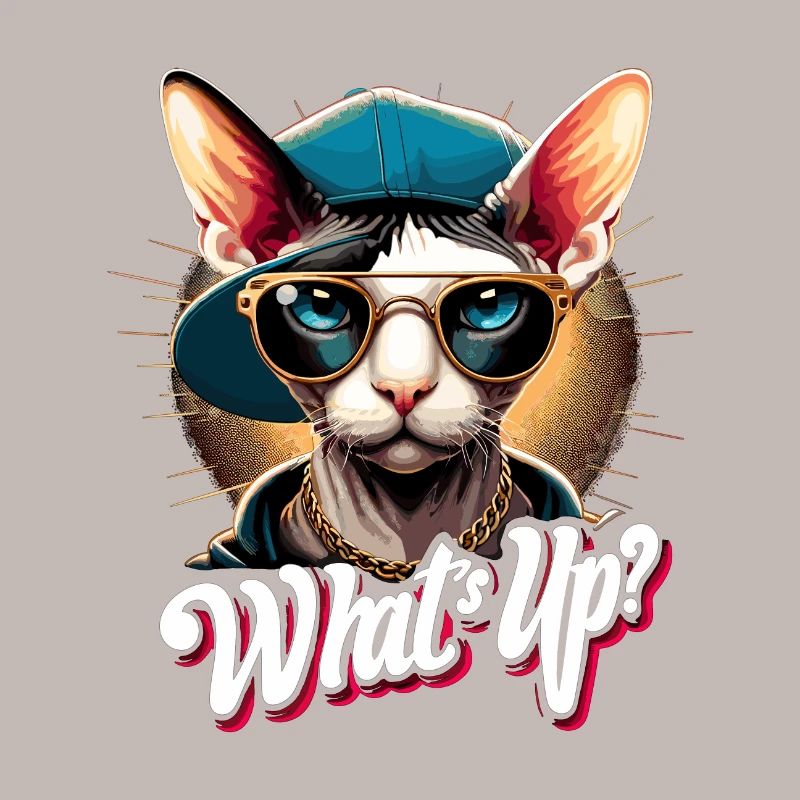 Cornish Rex Was geht ab Katze Geschenk