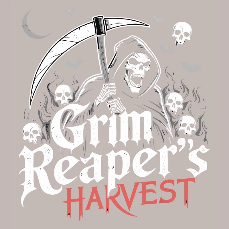 Düsterer Erntesensenmann