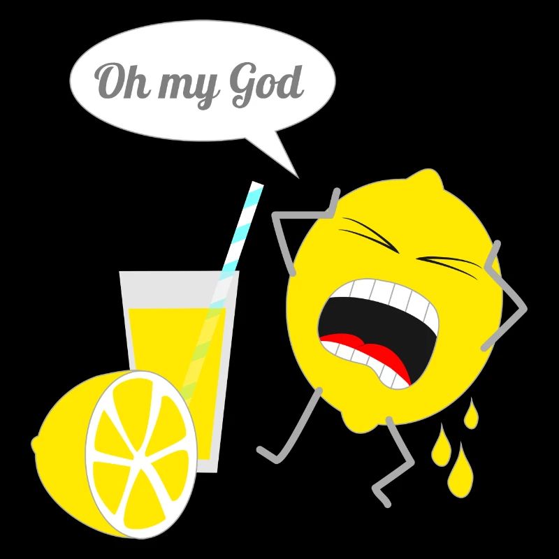 Funny lemon design