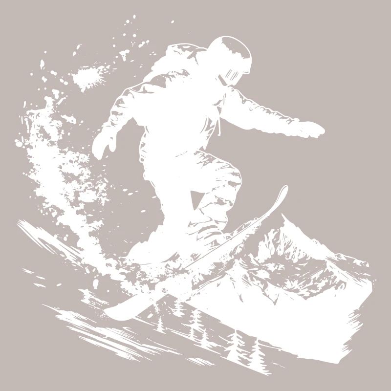 Snowboarder Drawing