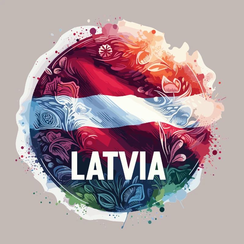 Drapeau de la Lettonie Drapeau Cadeau