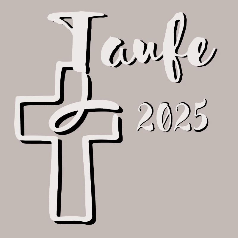 Baptism 2025 Fish Dips in Cross 3D Effect