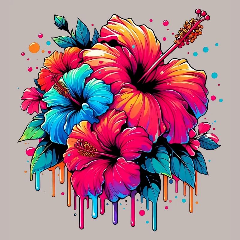 Fleurs d’hibiscus
