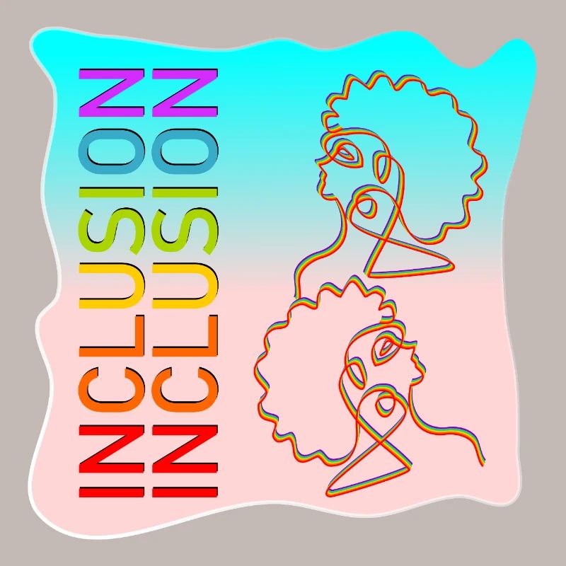 INCLUSION DIVERSITY LINE ART