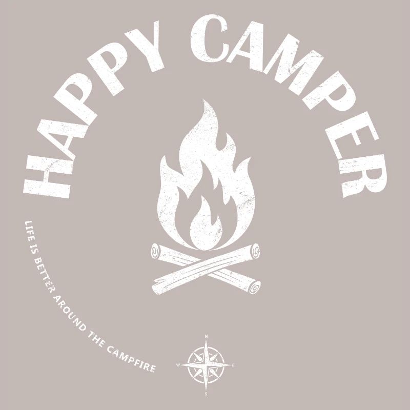 Conception de l’emblème de la flamme de feu de camp