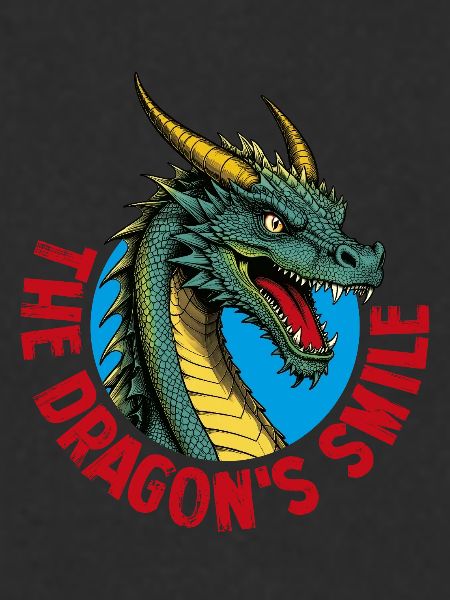 Lächelnder Drache