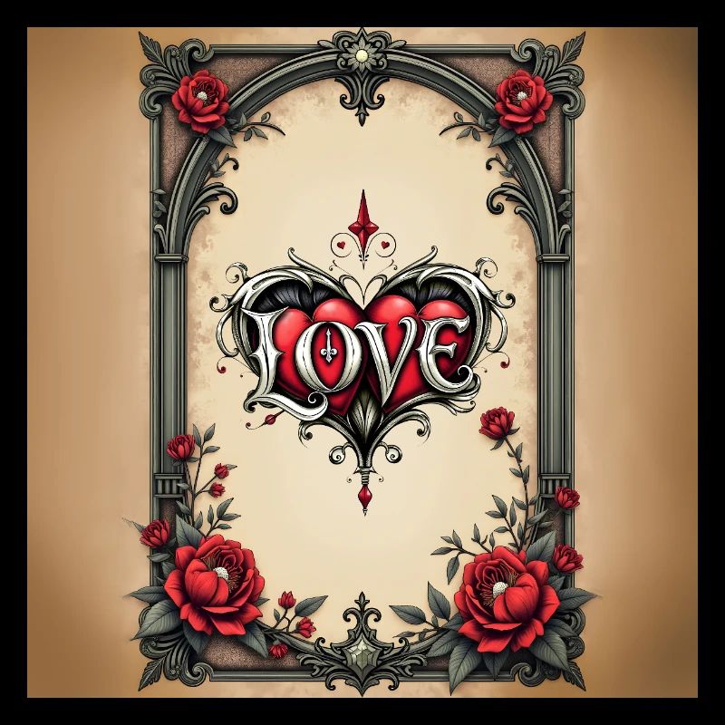 L’art corporel de l’amour dans le style gothique
