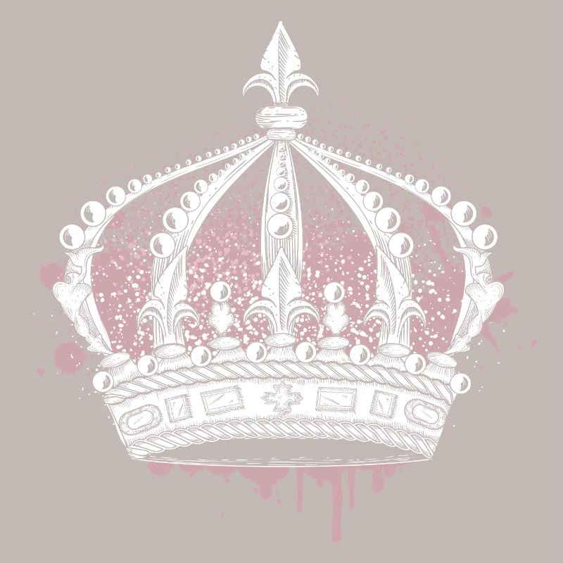Artful Crown with Graffiti Splash