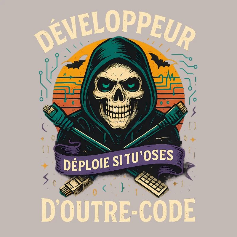 Web Developer - Halloween Skull