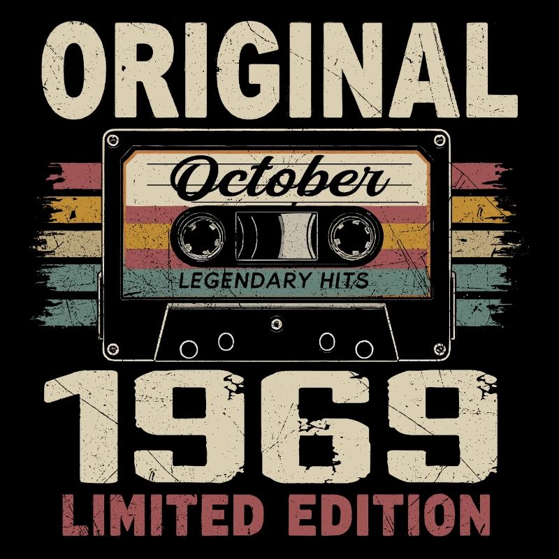 Born in October 1969 | Vintage October 1969 Gift