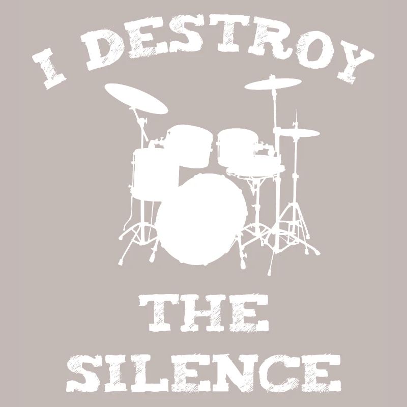 Un batteur rock avec une déclaration