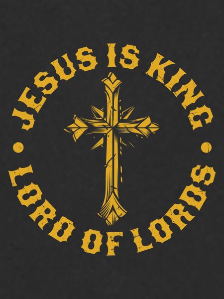 Broken Golden Cross Design