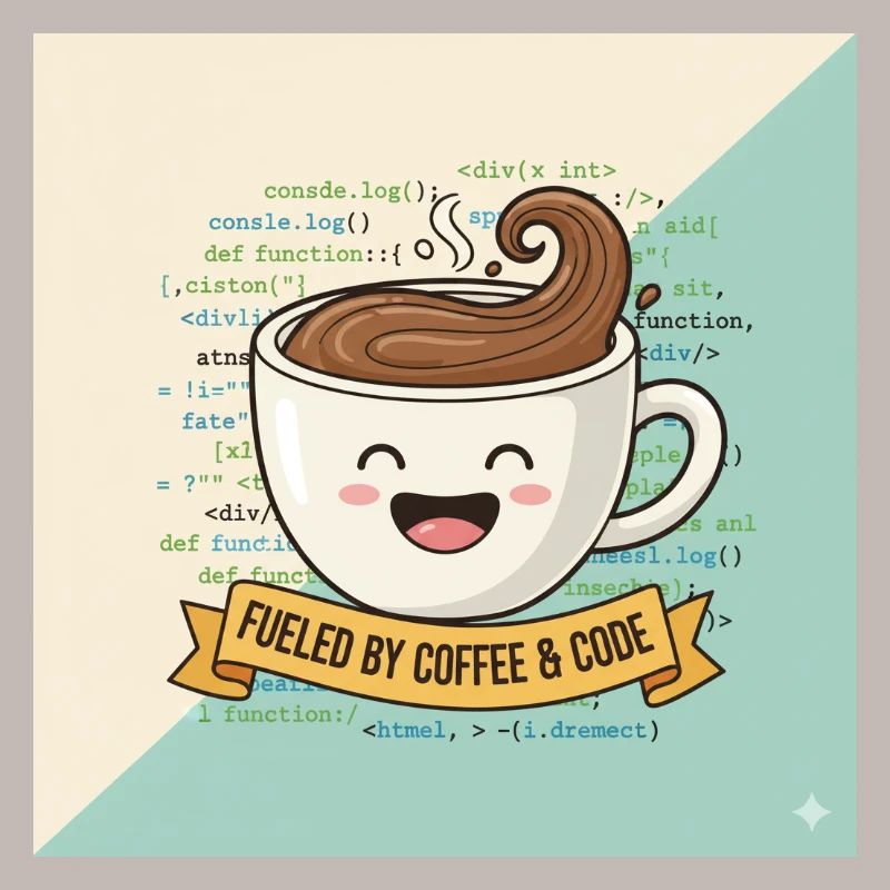 Happy Coffee Mug and Code