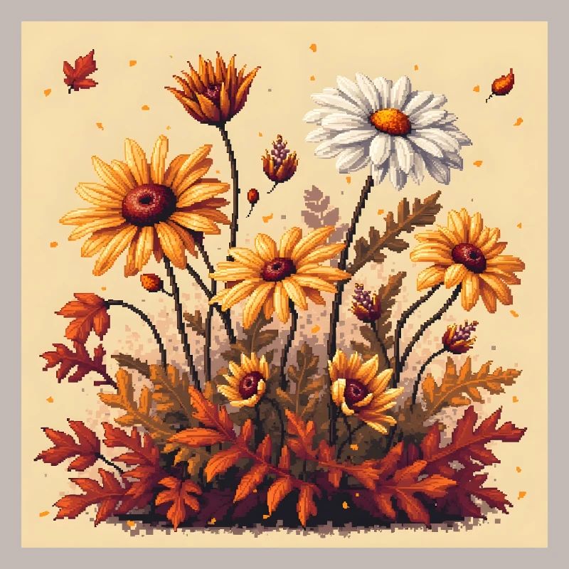 8 bits Floraison d’automne