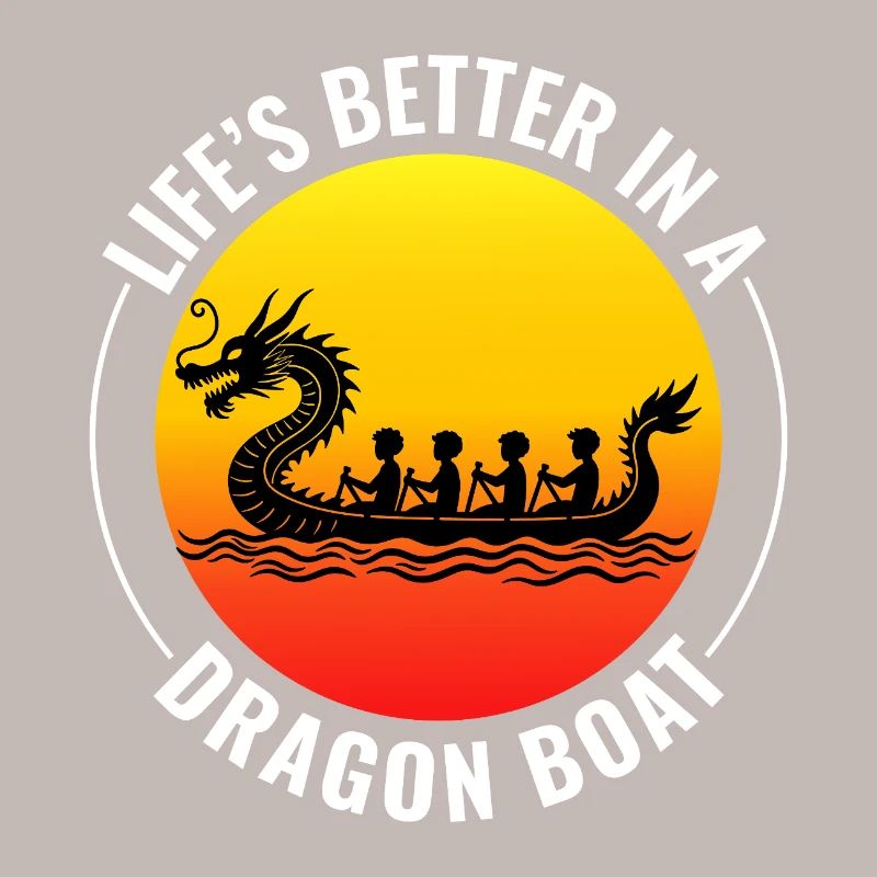 Équipage de course de bateaux-dragons