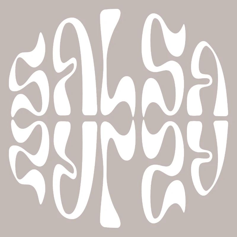 Salsa Pulse Circular Typography
