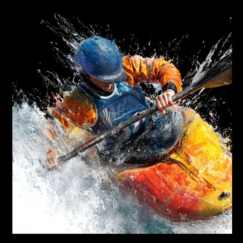 Kayak Water Rush en eau vive
