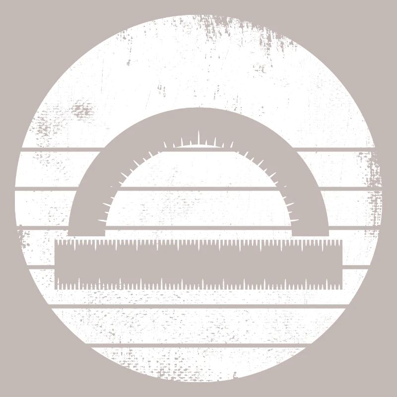Semi-circular protractor