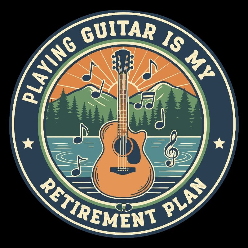 Plan de retraite de guitare Citation de guitariste