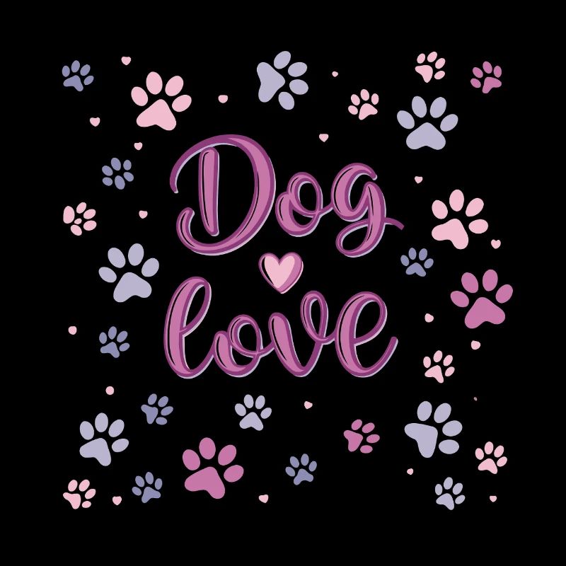 Amour Chien Pastel