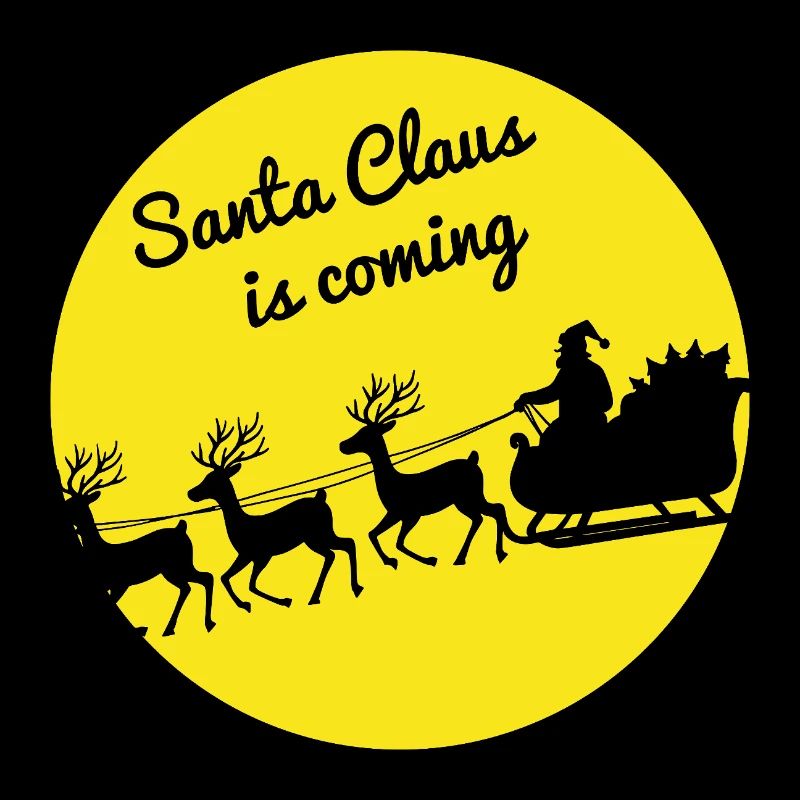 Weihnachtsmann Schlittenfahrt Weihnachten