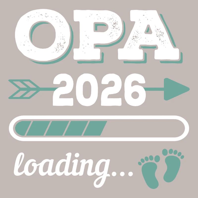 Opa 2026 Loading Werdender Großater Geschenkidee