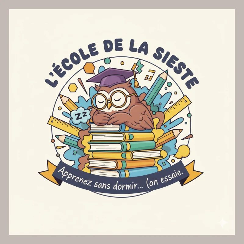 Schule der Eule Nickerchen Schüler