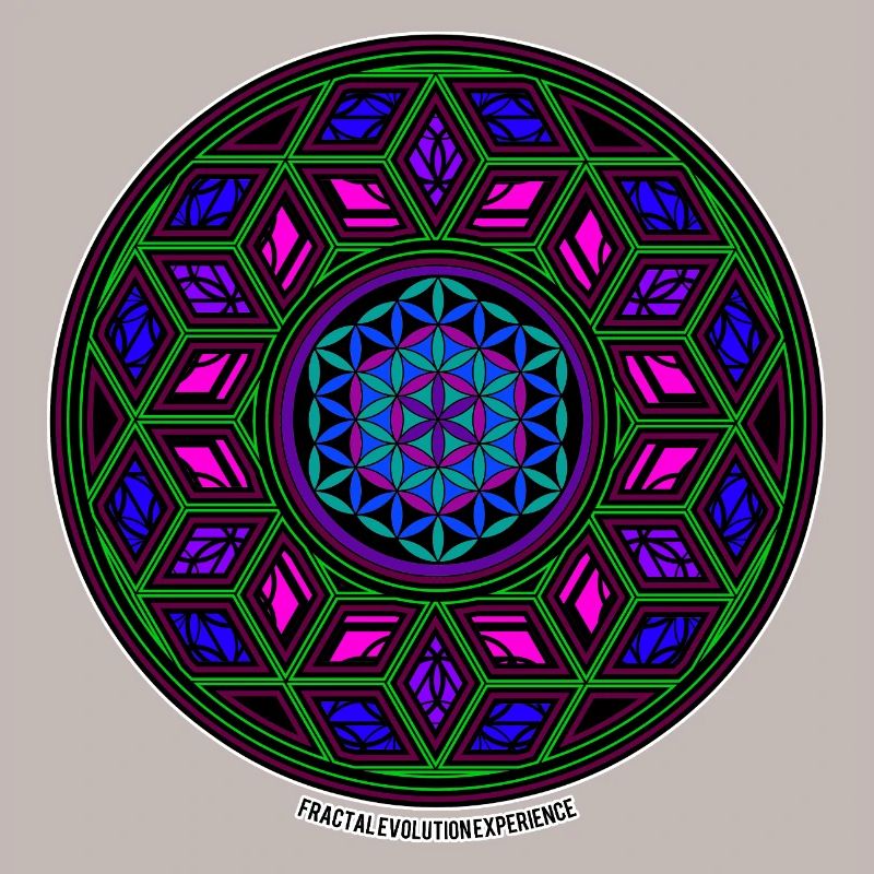 Fractal Evolution Experience Kaleidoscope Mandala
