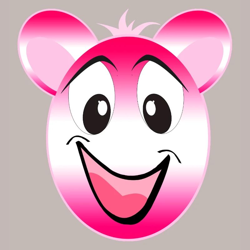 Pink Panda Smile