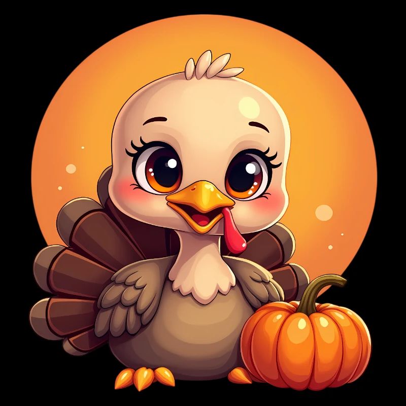 Bébé dinde de Thanksgiving