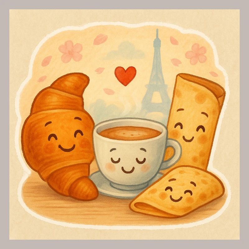 Paris Breakfast Cuddle