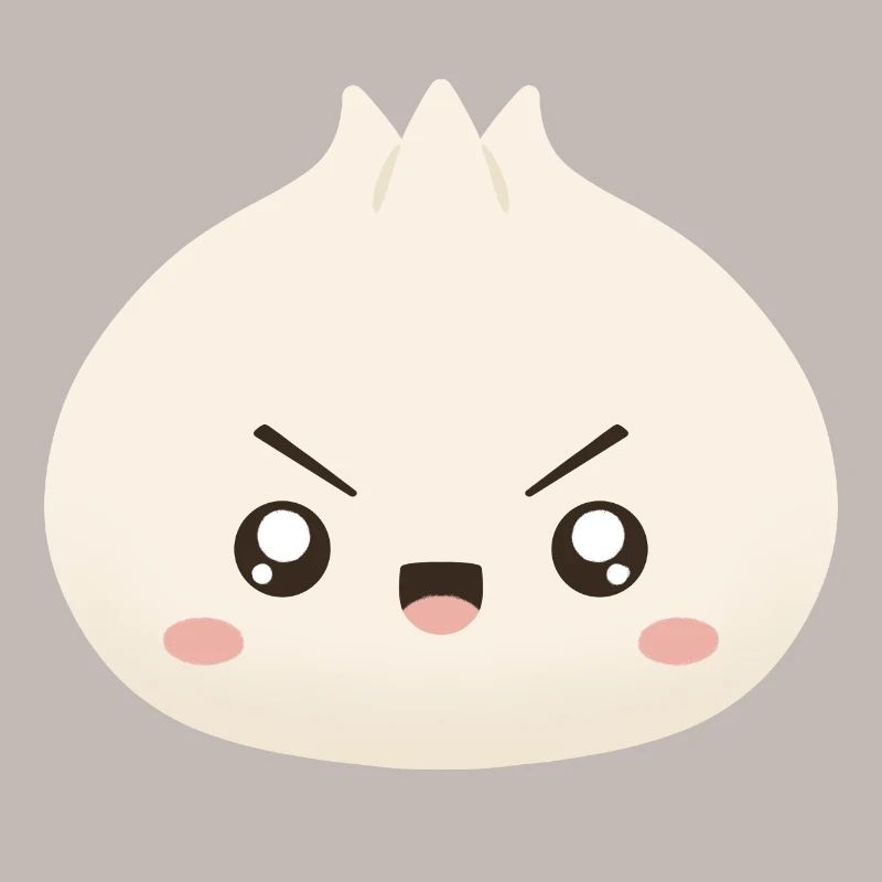 Grumpy Dumpling – süßes Maskottchen