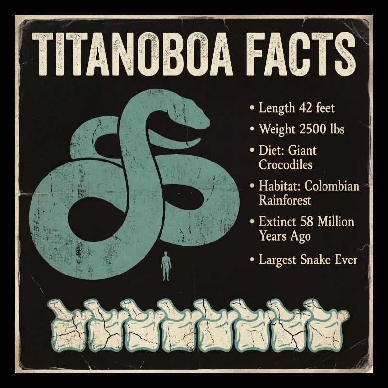 Faits sur Titanoboa : Plus grand serpent de la préhistoire