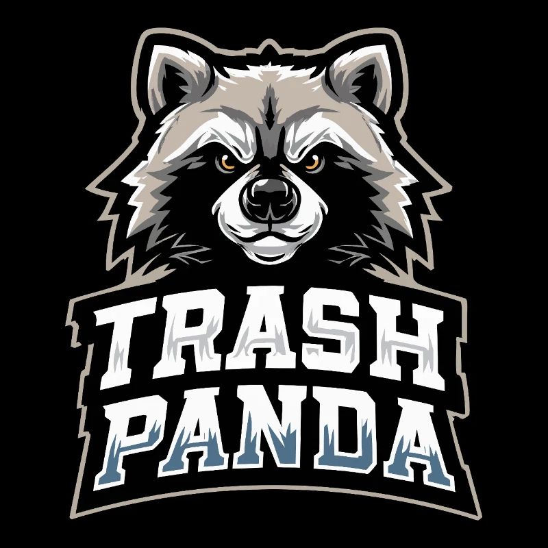 Emblème du Panda Trash Panda