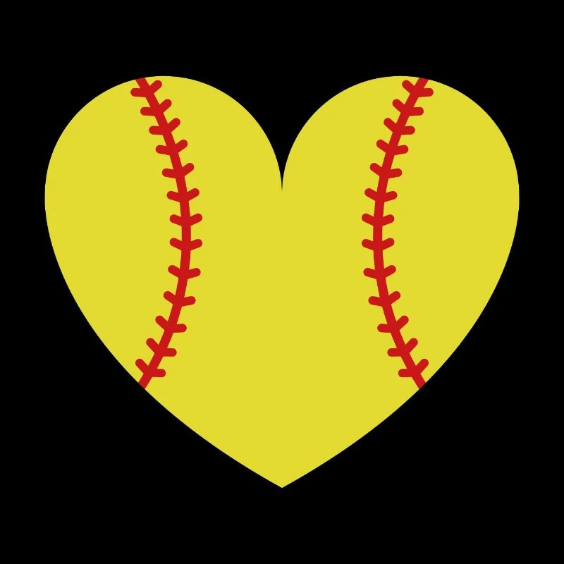 Softball heart