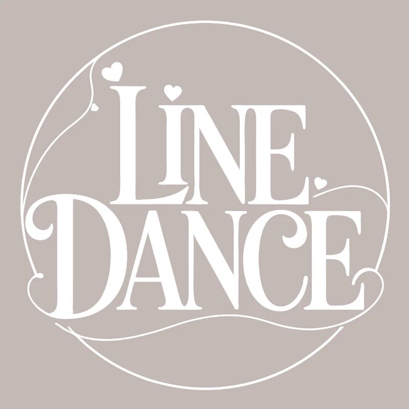 LineDance Lettering Ornament