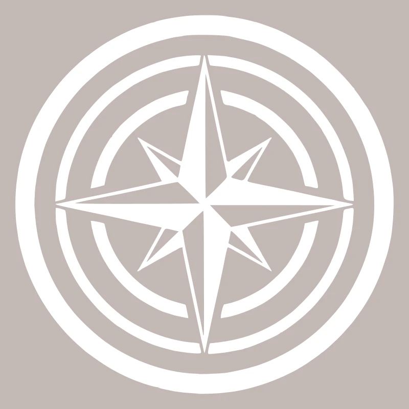 Compass Wind Rose Circle Navigation Clean