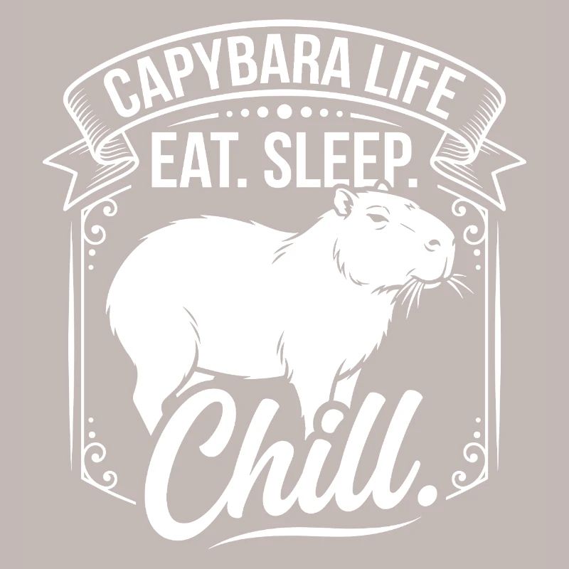 Capybara Life: Eat Sleep Chill